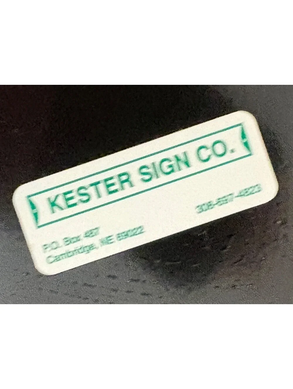 Vintage Princeton University Metal Sign Embossed License Plate Kester Sign Co